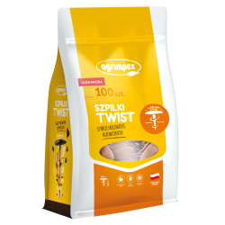 Szpilki Twist brązowe 100szt.png
