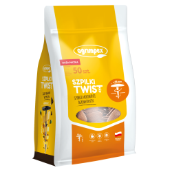 Szpilki Twist brązowe 50szt.png