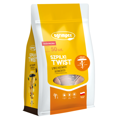 Szpilki Twist brązowe 50szt.png
